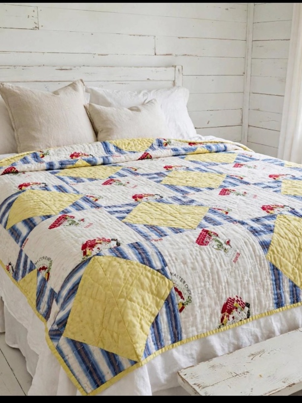 All cotton double handmade quilt
